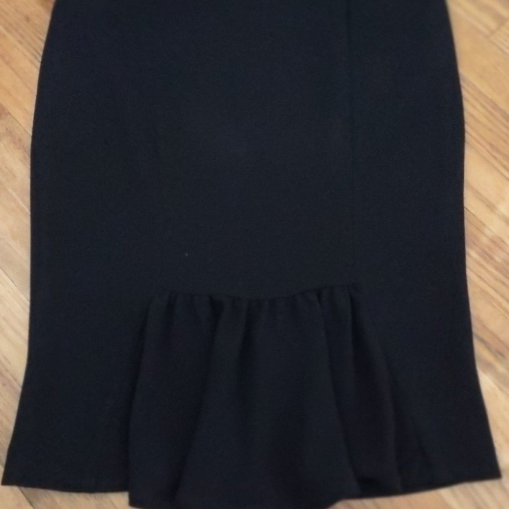 Isabel de Pedro Black Pencil Skirt